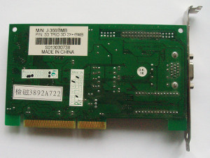 S3 Trio 3D 2X 8MB SP368G Back