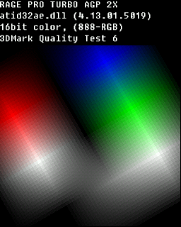 Quality Test 6 - ATI 3D RAGE PRO 4MB AGP