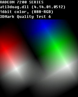 Quality Test 6 - ATI Radeon 7200 R6 SD32M