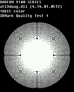 Quality Test 1 - ATI Radeon 9100 128M DDR V D VO