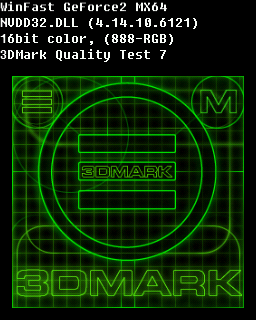 Quality Test 7 - Amic Geforce 2MX 200 32MB