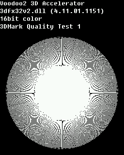 Quality Test 1 - CREATIVE 3dfx Voodoo 2 CT6670