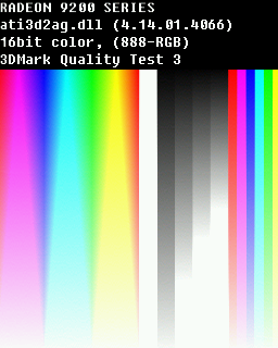 Quality Test 3 - Gigabyte ATI Radeon 9200SE GV R92S128T