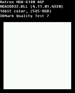 Quality Test 7 - Matrox G100A 4 HP 4MB AGP