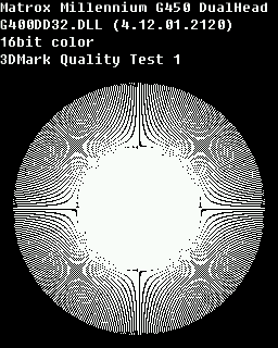Quality Test 1 - Matrox Millenium G450 G45FMDHA32DB