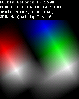 Quality Test 6 - Nvidia Geforce FX 5500 AGP8X 128MB TV OUT DVI