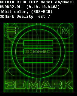 Quality Test 7 - PROLINK MVGA NVTNT2MA 32MB Riva TNT2 M64