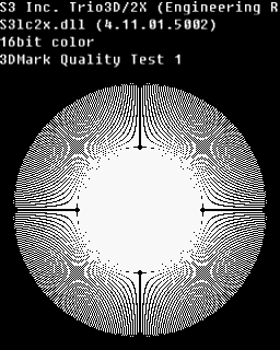 Quality Test 1 - S3 Trio 3D 2X 8MB SP368G