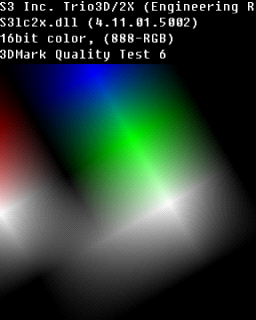 Quality Test 6 - S3 Trio 3D 2X 8MB SP368G