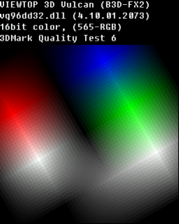 Quality Test 6 - VIEWTOP 3D Vulcan B3D FX2 Voodoo Rush