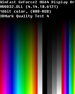 Quality Test 4 - WinFast Geforce2 MX64