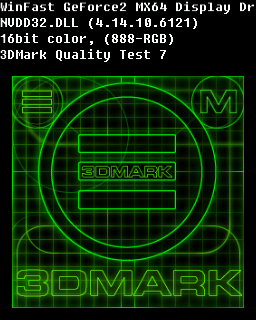 Quality Test 7 - WinFast Geforce2 MX64